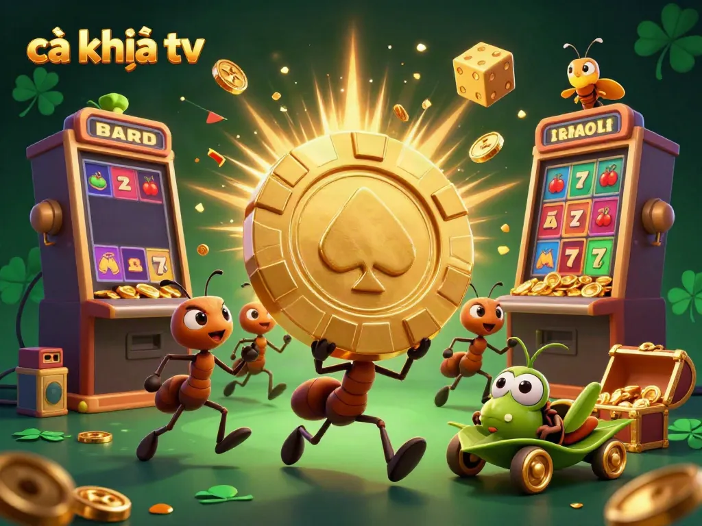Experience thrilling moments with cà khịa tv as playful ants embark on a heist for massive poker chips.