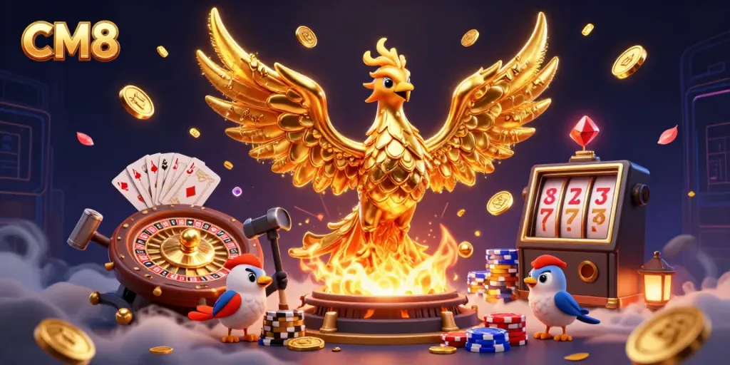 Catch golden rewards with CM8 as molten phoenixes forge exciting casino experiences.