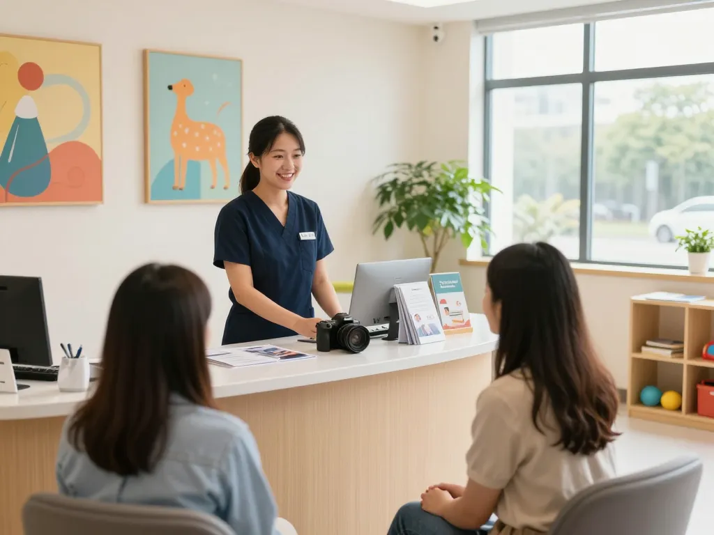 Dental clinic near me welcoming atmosphere with friendly staff and patient comfort.