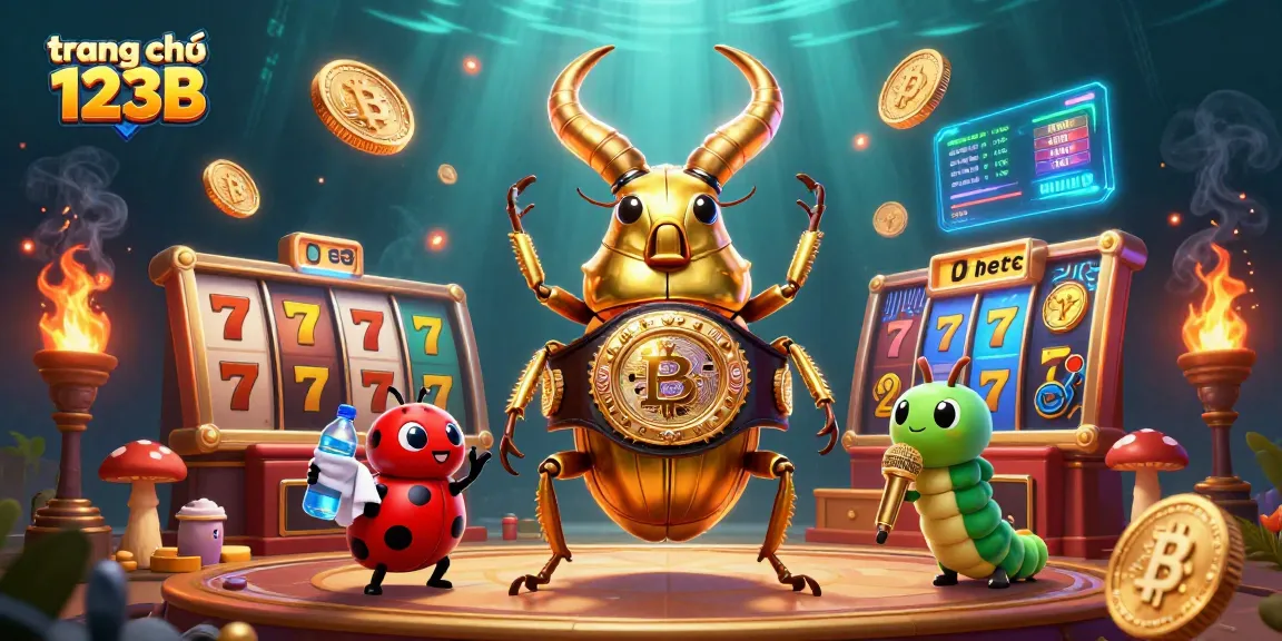 Experience exciting gaming on trang chủ 123B with vibrant slots and jackpot action in this dynamic scene.
