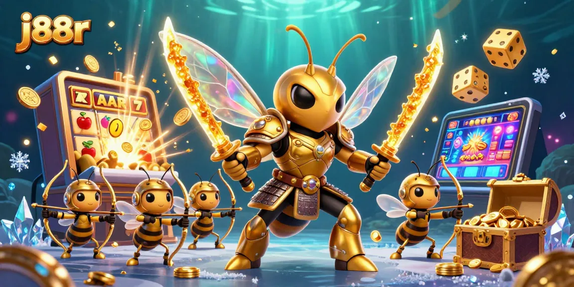 Experience thrilling gaming with j88r's golden hornet samurai amidst a jackpot explosion!
