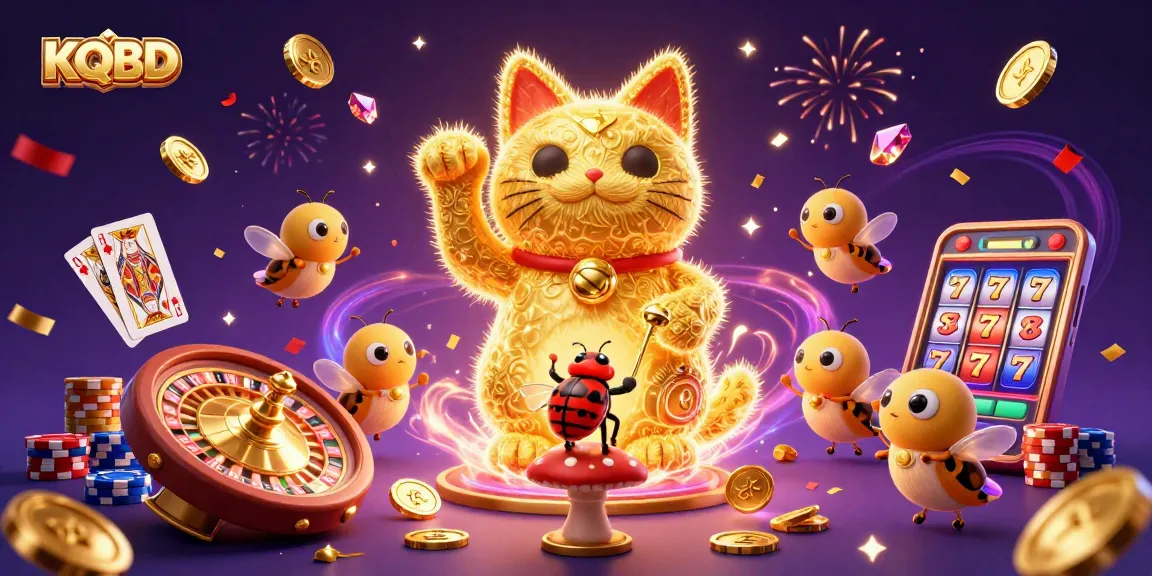 Engage in KQBD sports betting with dynamic visuals of lucky symbols and gold coins