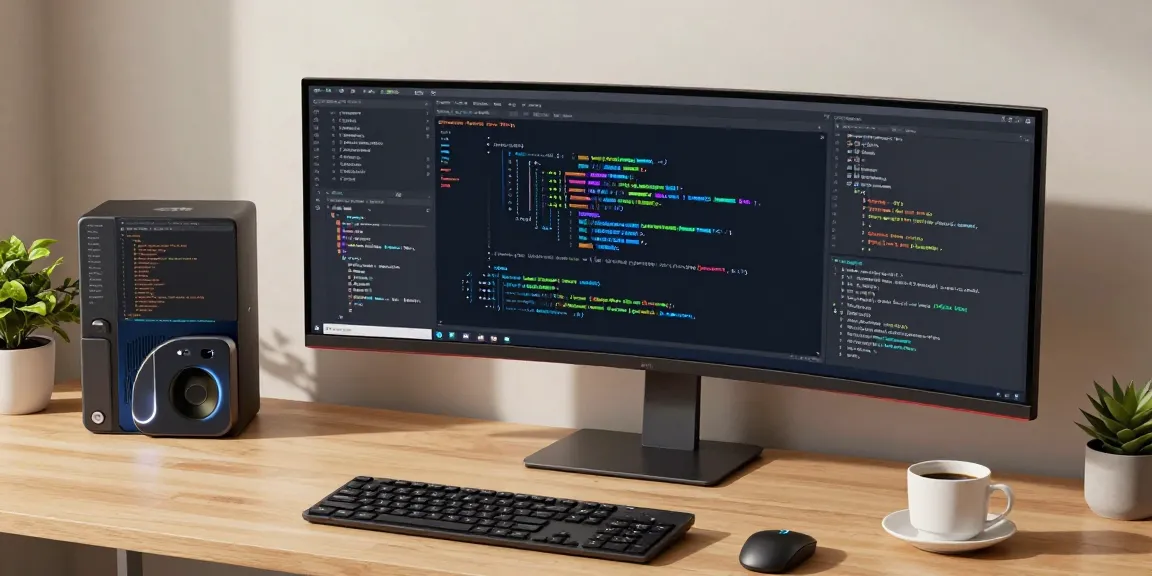 THABET technology workspace featuring advanced AI tools and development software.