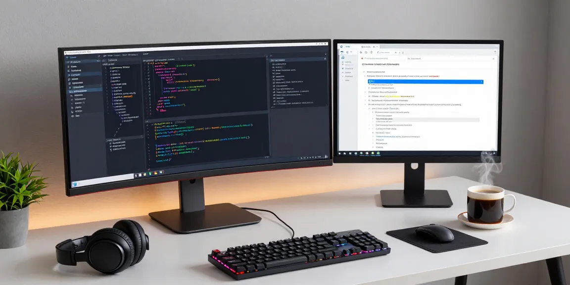 gi8ee software development workspace featuring modern tech and coding tools.